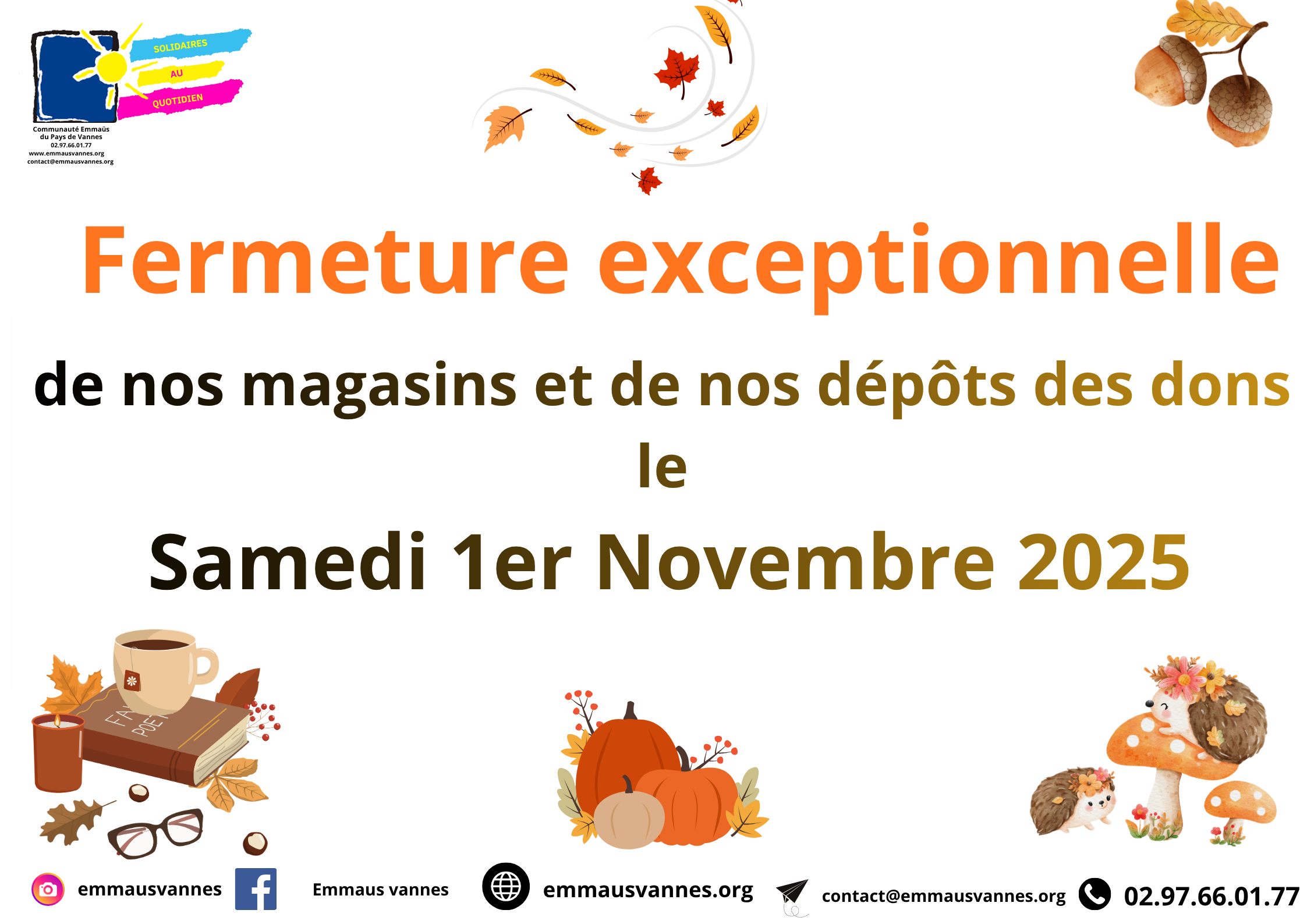 Fermeture Exceptionnelle